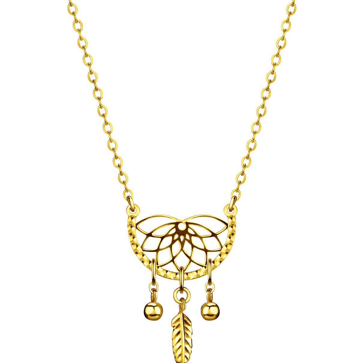Goldstyle "Dreamcatcher" Gold Necklace